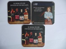 3 Bierdeckel von der Brauerei : Privatbrauerei Gaffel Becker & Co. OHG