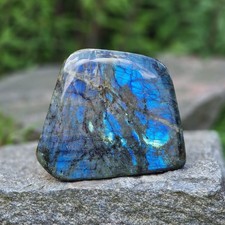 Budawi® XL Labradorit Edelstein Freeform großer Dekostein aus Madagaskar 4,3 Kg