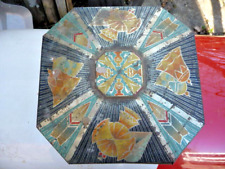 Art Deco Keksdose Blech umlaufend Besdruckt florale Motive