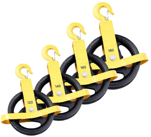 Umlenkrolle mit ösenhaken - umlenkrolle,