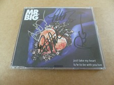 MR. BIG signed Autogramm signiert auf "JUST TAKE MY HEART" CD-Cover
