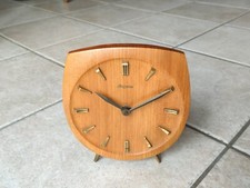 Dugena Tischuhr Vintage 50er 60er Jahre Holz Design Uhr Kaminuhr