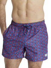 Arena Men's Beach Short Allover Royal Multi, Badehose, Shorts
