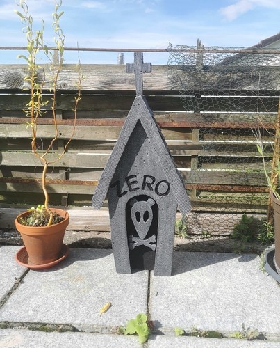 Halloween deko grabstein zero - halloween,