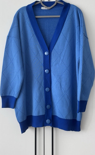 Yellow damen cardigan blau - cardigan,