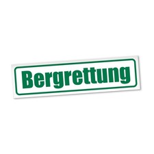 Bergrettung Magnetschild Auto