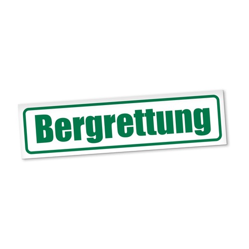 Bergrettung magnetschild auto - magnetschild,