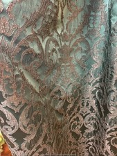 2 St. Jacquard-Vorhänge mit