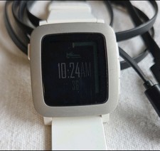 Pebble Time Smart Watch Silver