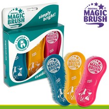 MagicBrush Bürstenset Classic Pferdebürste Pflege Kämmhilfe Kinder Fell Pony