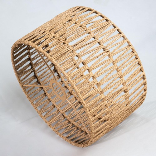 Rattan lampenschirm boho - lampenschirm,