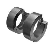 Eisenschwarz Ohrringe Titan