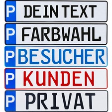 Parkplatzschild Parkplatz