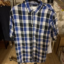 BRAX Leinenhemd Gr. L Comfort fit, Kurzarm