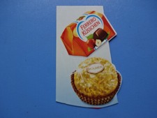 Werbung - Ferrero Küsschen & Rocher - 80 x 50 mm
