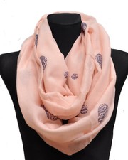 XXL Cotton Loop-Schal Loopschal Halstuch Tuch Schlauchschal  Punkte Kreis