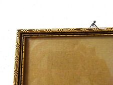 Art Deco Rahmen Holz vergoldet mit Schnitzerei 28 x 23 cm