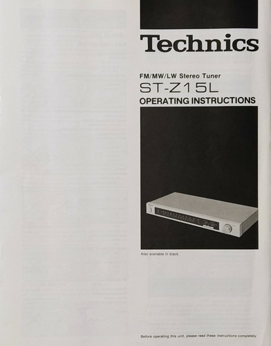 Technics z15l ukw mw lw - technics,