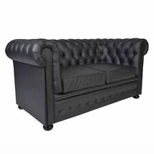 Polstersofa Sofa 3-Sitzer YELM CHESTERFIELD Massivholz Buche