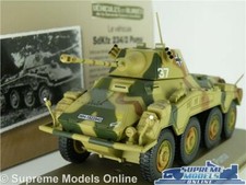 SDKFZ 234/2 PUMA PANZER MODELL 1:43 GRÖSSE MILITÄR ARMEE 1944 ATLAS IXO DEUTSCH T3