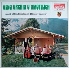 Handorgelduett Dänzer-Seewer Geng Urchig U Gmüetlich Helvetia Vinyl LP