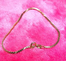 Italien 14k massives Gelbgold