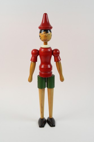 Vintage pinocchio holzfigur - vintage,