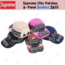 Supreme city patches - supreme, 6-panel