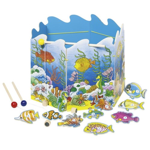 Goki angelspiel magnet holz - angelspiel,