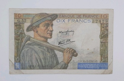 1943 banque france - de, 10