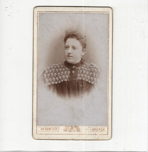 Cdv foto damenportrait - cdv,