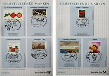 ETB Ersttagsblatt Selbstklebende Marken Blumen+Bienen u. a. Deutschland BRD 2010