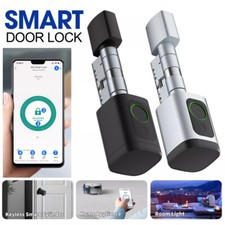 Smart Tür Schließzylinder Fingerabdruck Türschloss für 40‑100mm Sicherheitstür