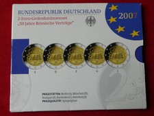 BRD, 5x2 Euro, 50 Jahre