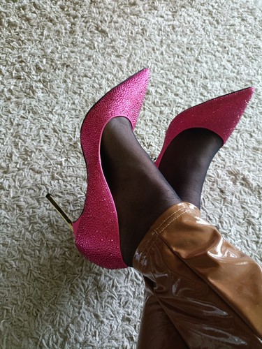 Novaline pinke high - heels, mit