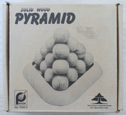 Geduldsspiel holzpyramide - geduldsspiel,