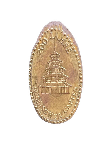Elongated coin quetschmünze - coin,