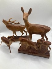 Figurengruppe Erzgebirge Rehe