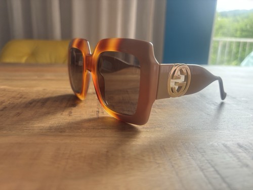 Gucci oversized sonnenbrille - oversized,