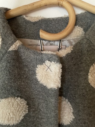 Mantel max knitcoat - mantel, grau