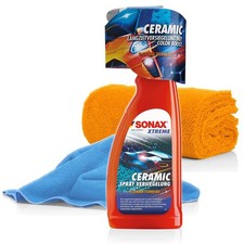 Keramikversiegelung Auto Set Sonax Xtreme Ceramic Spray Versiegelung 750ml Tuch