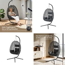 WOLTU Hängesessel mit Gestell