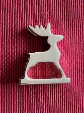 6 Stck. DECO Stil Messerbänkchen Hirsch Tischdeko Weihnachten