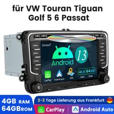 Android 13 DVD Autoradio Navi Für VW Passat CC Golf 5/6 Tiguan Jetta Skoda SEAT