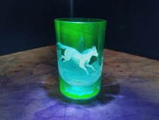 Antikes Pressglas Henkelglas