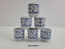 6x Porzellan Eierbecher Kahla