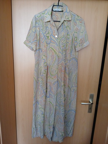 Vintage seidenkleid c s - vintage, 38