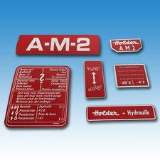 Aufkleber-Satz Holder AM 2 6-teilig Traktor Schlepper 60245852