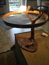 Wiener bronze tischlampe - bronze,,
