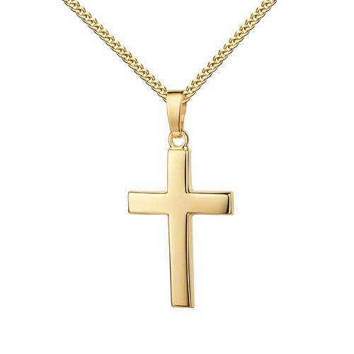 Kreuz anhänger gold - anhänger,